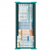 WhiteCoat Clipboard® Trifold - Teal Food Industry Edition